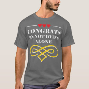 Lustigt Bröllop Sarkastic Giftermål Bride and Groo T Shirt