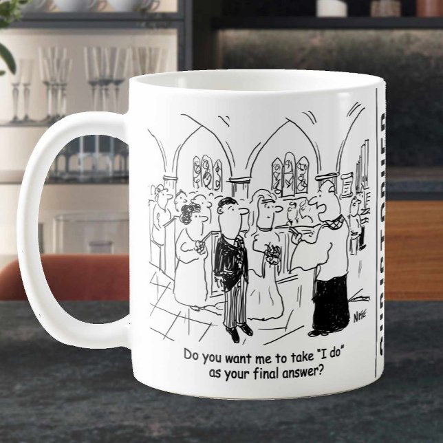 Lustigt Bröllop Vows - jag gör det som ett slutlig Kaffemugg (Skapare uppladdad)