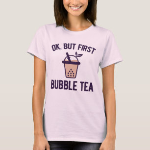 Lustigt bubbla Boba Tea T Shirt