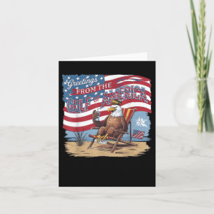 Lustigt Bukt i USA Trump Hälsning från Bukt Kort