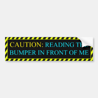 Lustigt. Bumper Sticker Bildekal