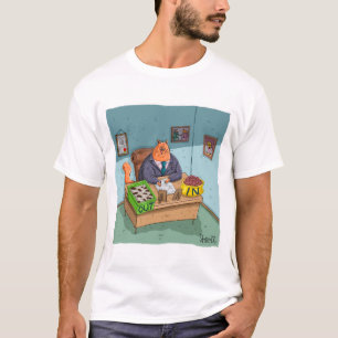 Lustigt Business Kattunge med in- och ut-kullen. T Shirt