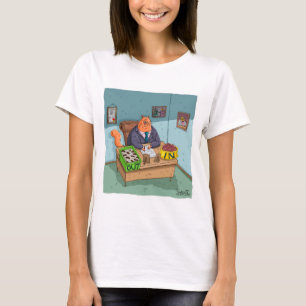 Lustigt Business Kattunge med in- och ut-kullen. T Shirt