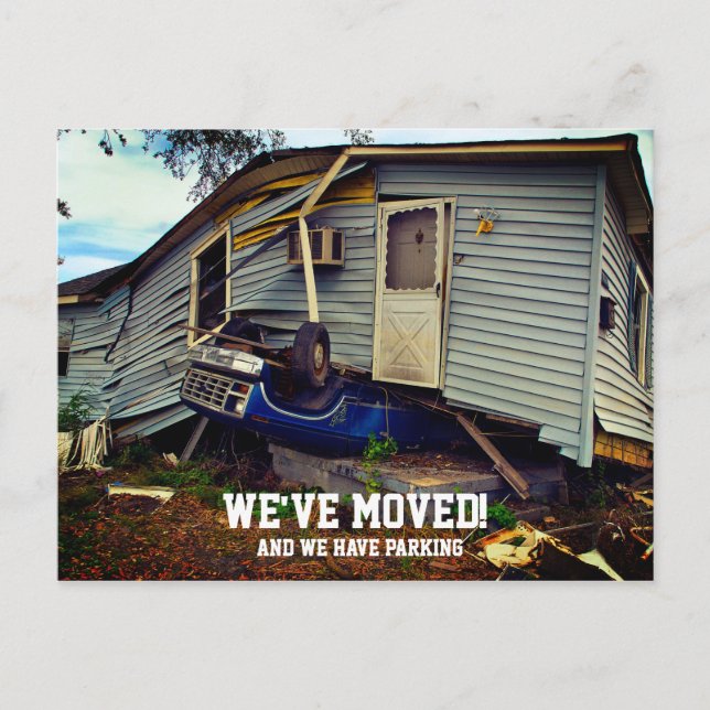 Lustigt byte av vykort för adress (Framsida)