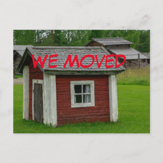 Lustigt byte av vykort för Adress