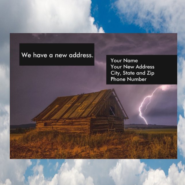 Lustigt byte av vykort för Flytta i Adress (Skapare uppladdad)