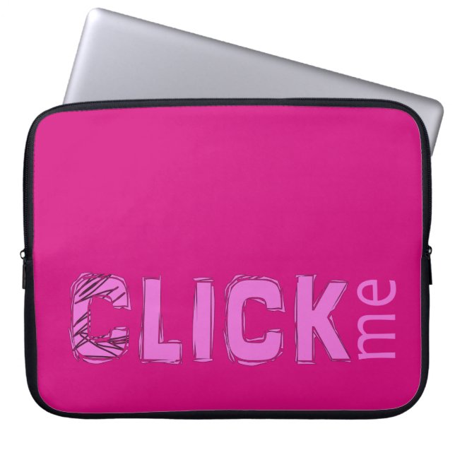 Lustigt (C) slicka mig Rosa av isbrytare Laptop Fodral (Framsidan)