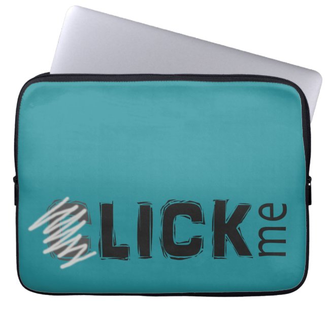 Lustigt (C)slicka Mörk om isbrytare Laptop Sleeve (Framsidan)