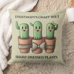 Lustigt Cacti Allas galna "Bout Vass ... Kudde