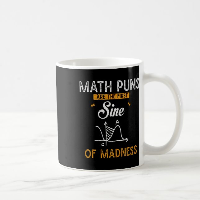 Lustigt Calculus Math Puns är den första sinnet i  Kaffemugg (Höger)