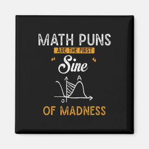 Lustigt Calculus Math Puns är den första sinnet i Magnet