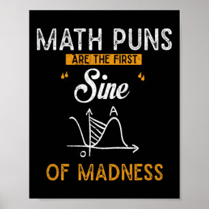 Lustigt Calculus Math Puns är den första sinnet i  Poster