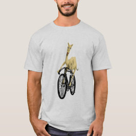 Lustigt Camel som kör en mörk cykel, för öknen äls T Shirt