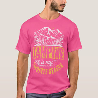 Lustigt Camping Älskare utomhuskamper Camping Favo T Shirt