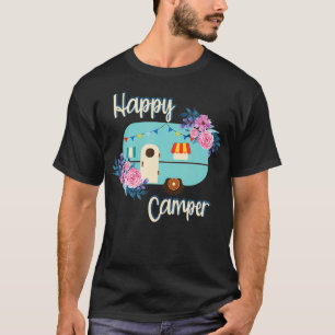 Lustigt Camping Hiking Älskare nuvarande Lycklig C T Shirt