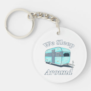 Lustigt camping Vi sover runt RV