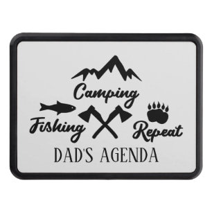 Lustigt campingfiske Pappa ord art Dragkroksskydd