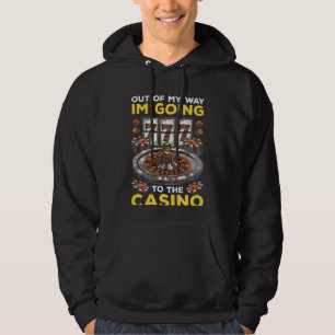 Lustigt Casino Gambling Humor-kortplatsen Maskin P Hoodie