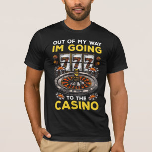 Lustigt Casino Gambling Humor-kortplatsen Maskin P T Shirt