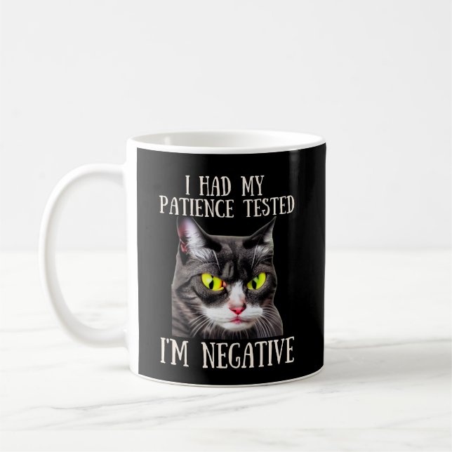 Lustigt Cat jag fick min patient prövad. Jag är Ne Kaffemugg (Vänster)