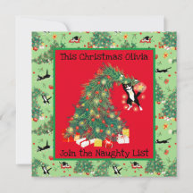 Lustigt cat-kort - inget Anpassningsbar - kort för