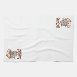 Lustigt Cat SKAPAR BISCUITS Köksdukar Kökshandduk