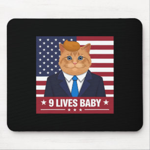 Lustigt Cat Trump 9 lever Baby-fonen Musmatta