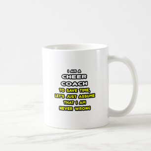 Lustigt Cheer Coach T-Shirts och Gifts Kaffemugg