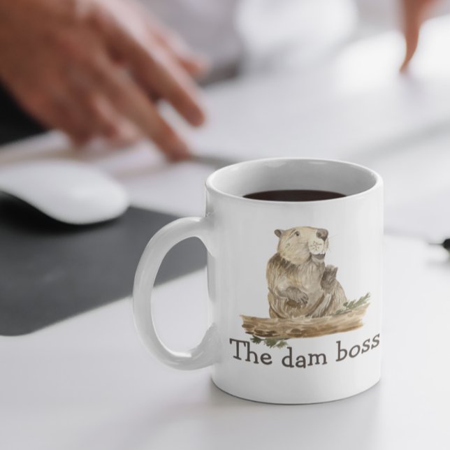 Lustigt Chef Beaver-gåvan Kaffemugg (Skapare uppladdad)