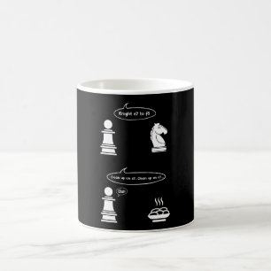 Lustigt Chess-spel Kaffemugg