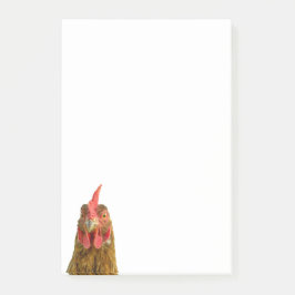 Lustigt Chicken Ansikte Post-it Block
