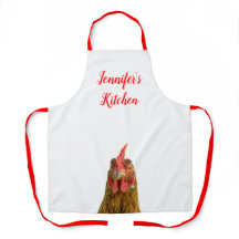 Lustigt Chicken Namn All-over Print Apron