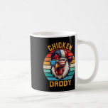 Lustigt Chicken pappa Farmer Fjärde juli USA Inde Kaffemugg<br><div class="desc">Lustigt Chicken pappa Farmer Fjärde juli USA Independence day</div>