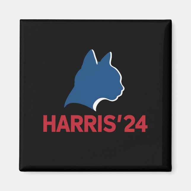 Lustigt, chilenskt katt Dam för citat 2024 Magnet (Framsidan)