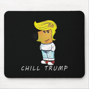 Lustigt Chill Trump Meme Manar Kvinnor Tonåring Musmatta