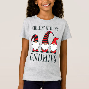Lustigt Chillin med min Gnomies Jul Pun T Shirt