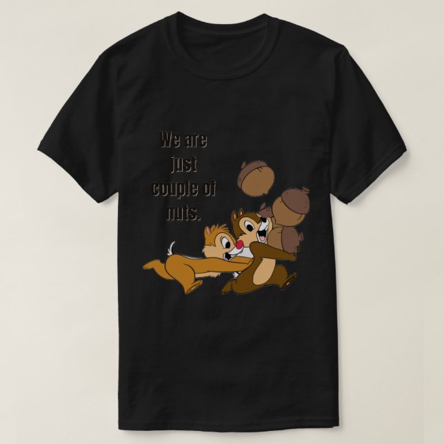 Lustigt chip och Dale. Klassisk T-Shirt (Design framsida)