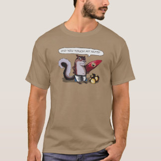 Lustigt chipmunks rörde du min nöt t shirt