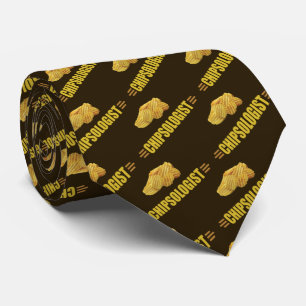 Lustigt CHIPSOLOGIST Potato Chip Älskare Slips