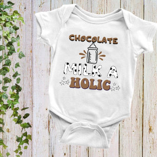 Lustigt Chocolate Mjölk Drinking T Shirt