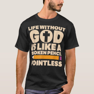 Lustigt Christian Tshirt christian pun-skjortprese T Shirt