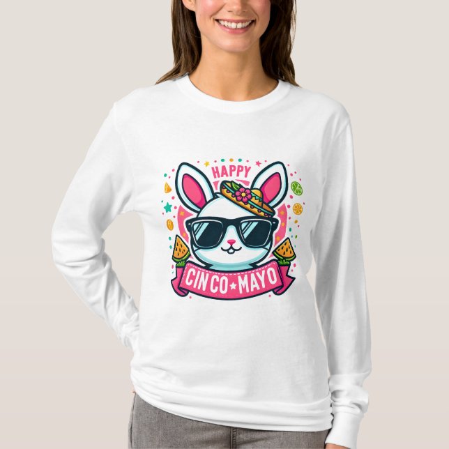 Lustigt cinco de mayo 2024 Classic T-Shirt (Framsida)