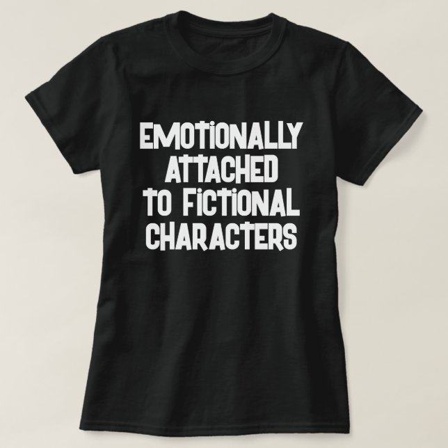 Lustigt citat för modernt skript för Bok Älskare T Shirt (Design framsida)