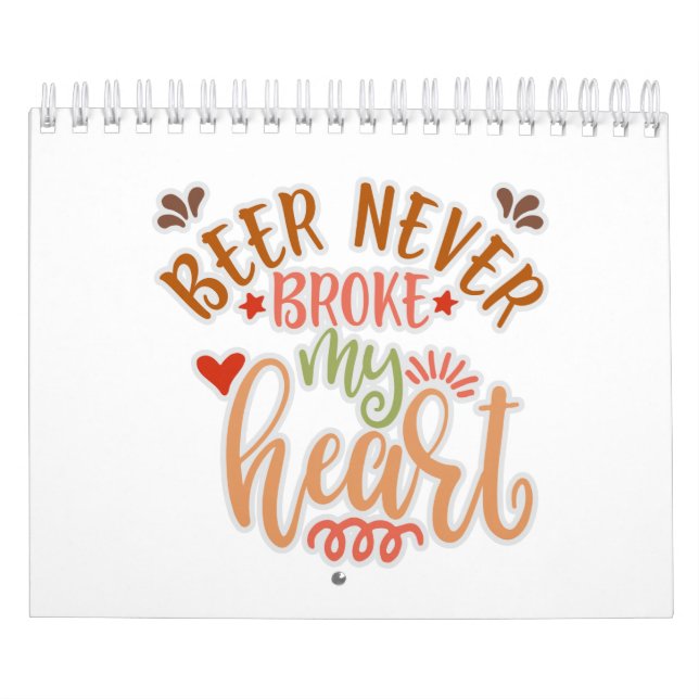 Lustigt citat för öl-Älskare Kalender (Omslag)