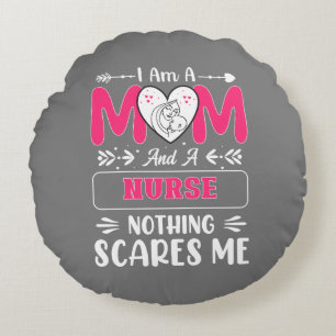 Lustigt citat från Nurse Mamma, Nurse Mamma lustig Rund Kudde