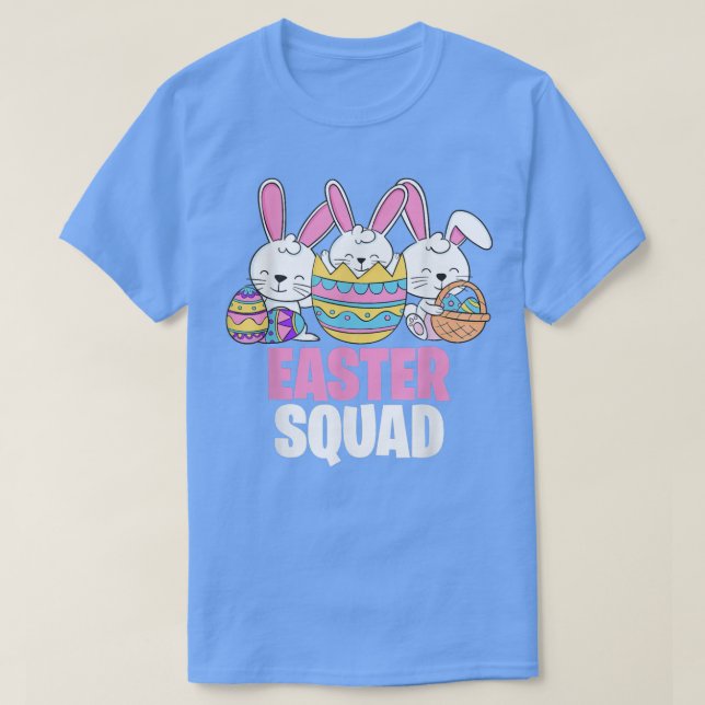 Lustigt citat från Påsk, Påsk Squad Lycklig Easte T Shirt (Design framsida)