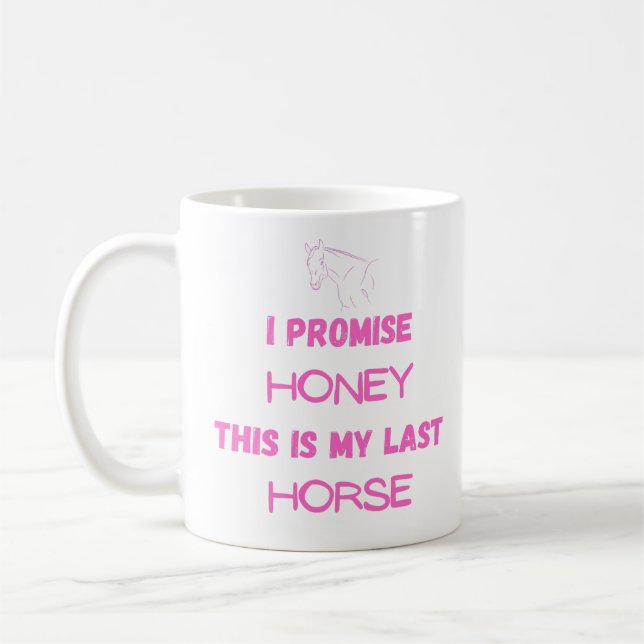Lustigt citat: I Lomise, Last Horse (1) Kaffemugg (Vänster)