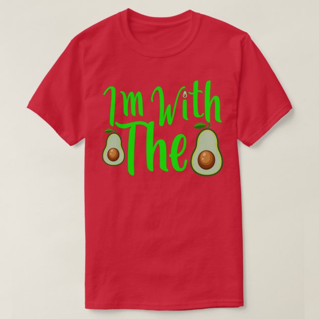 Lustigt citat II med Avocado T Shirt (Design framsida)