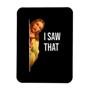 Lustigt citat Jesus Meme... Jag såg att den kristn Magnet