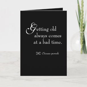 Lustigt citat Milestone Birthday Kort